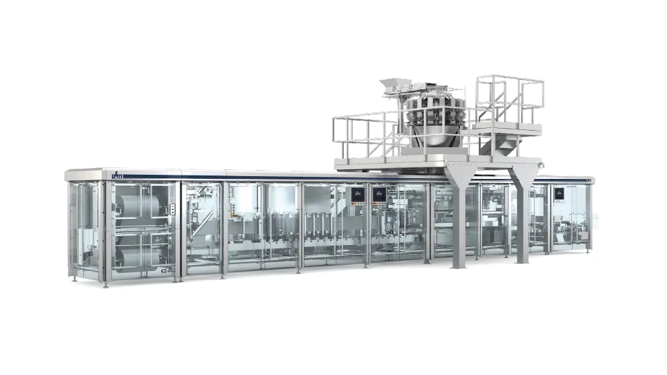Komplet linjeløsning fra PFM - multiheadvejer med flowpack  | Nemco