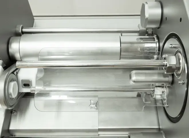 Vemag HP10L + VS227 + AH 219 Vemag højkapacitets pølselinje med ophænger | Pølsestopper og pølsesprøjte til fødevareindustrien | Nemco