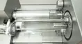 Vemag HP10L + VS227 + AH 219 Vemag højkapacitets pølselinje med ophænger | Pølsestopper og pølsesprøjte til fødevareindustrien | Nemco