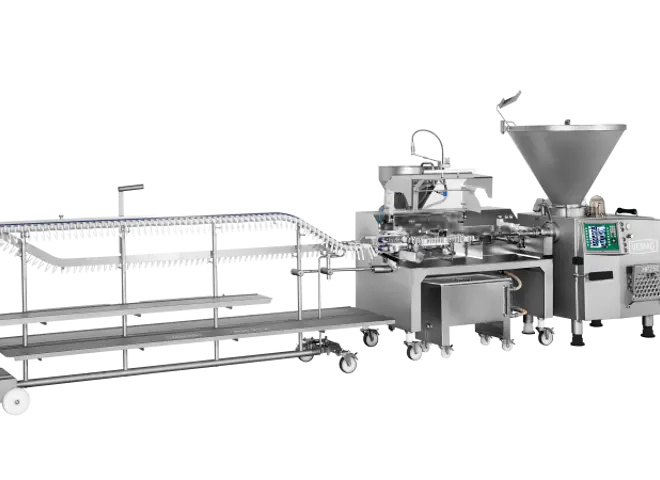 Vemag Alginate Line CC215 | Pølseproduktionsudstyr til alginattarm | | Pølsestopper og pølsesprøjte til fødevareindustrien | Nemco