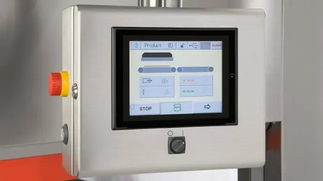 Supervac GK 850/860 B-serien kammermaskine til at vakuumpakke, display til maskine